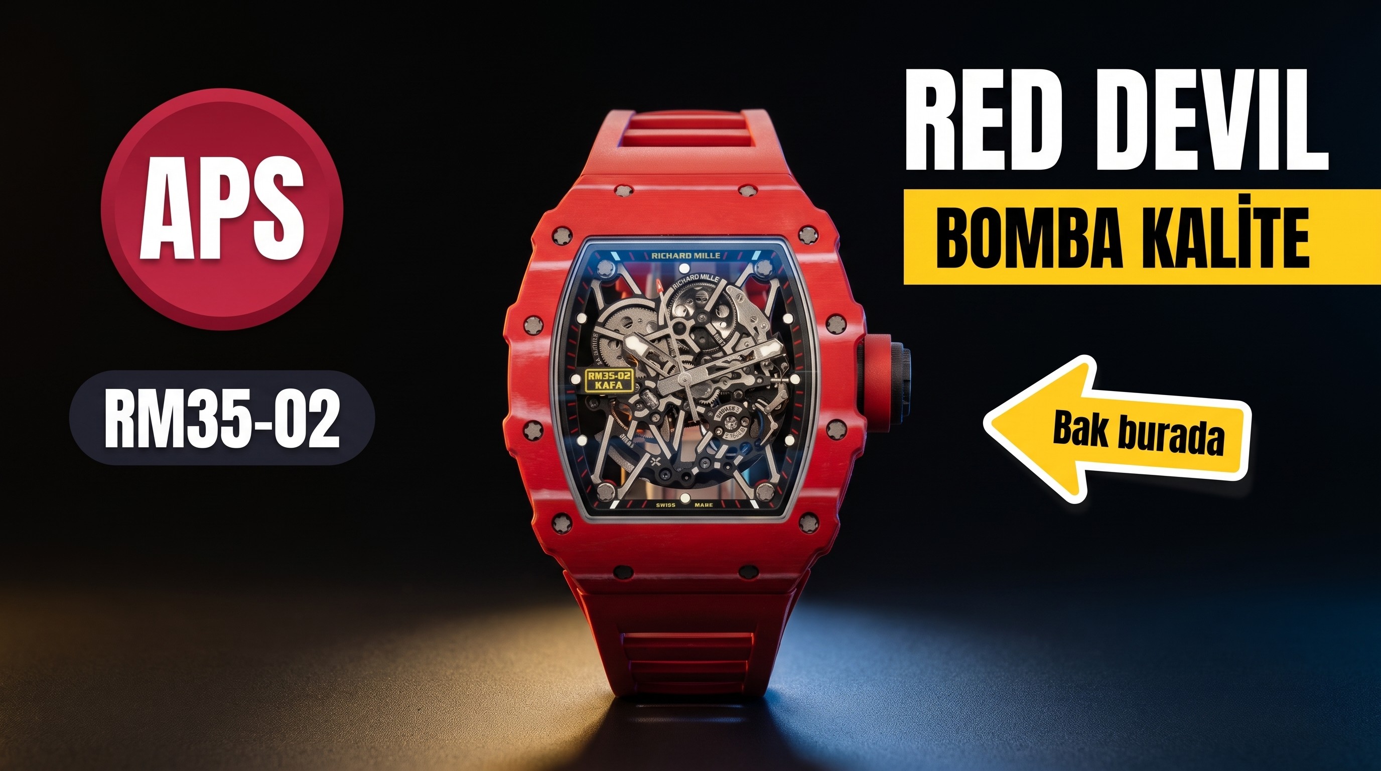 Richard Mille RM35-02 APS Factory İncelemesi