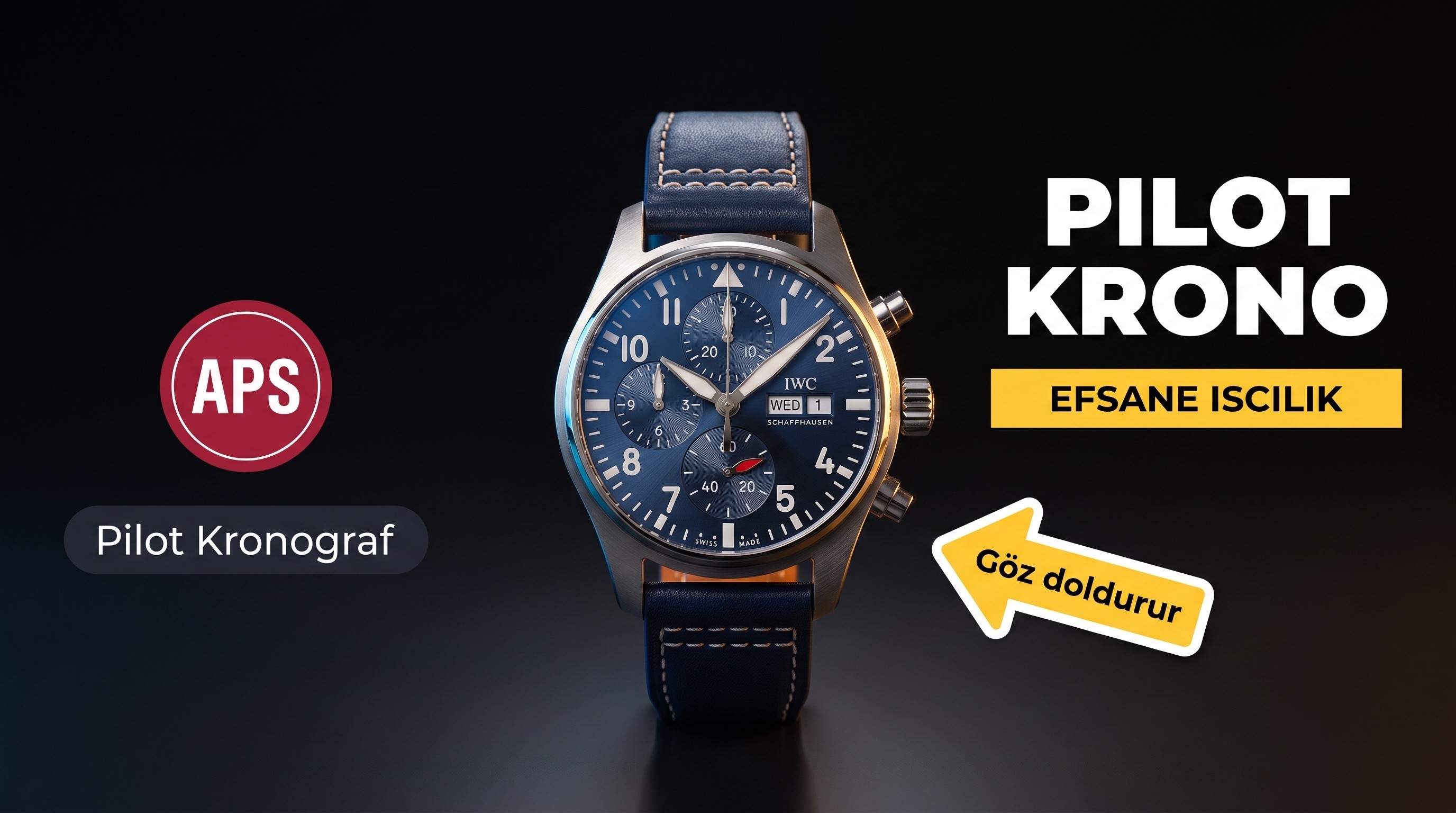 APS Factory yeni pilot kronografı, entegre mekanizmalı 69385: işçiliği nasıl?