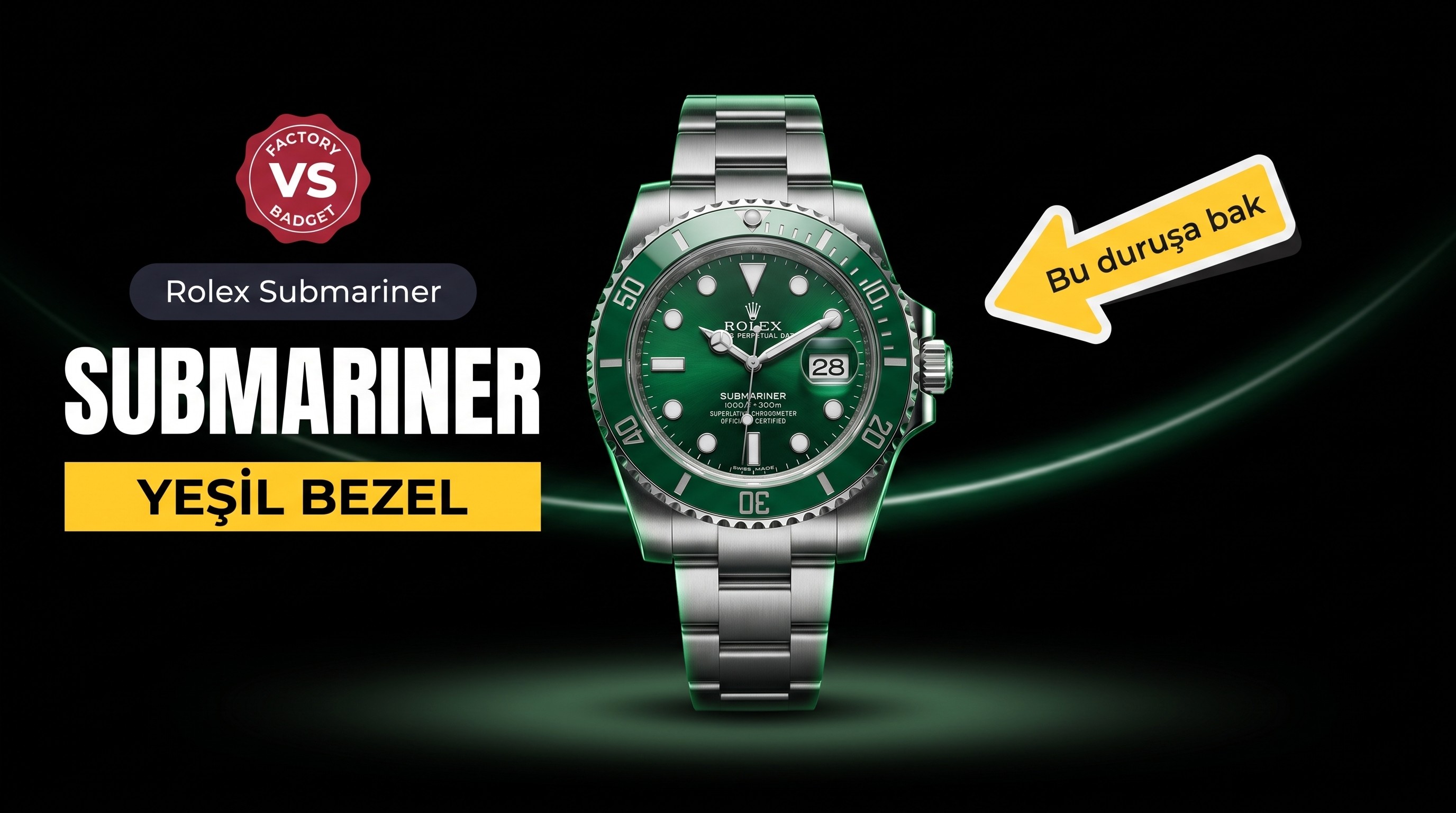 Rolex Submariner 116610LV VS Factory İncelemesi