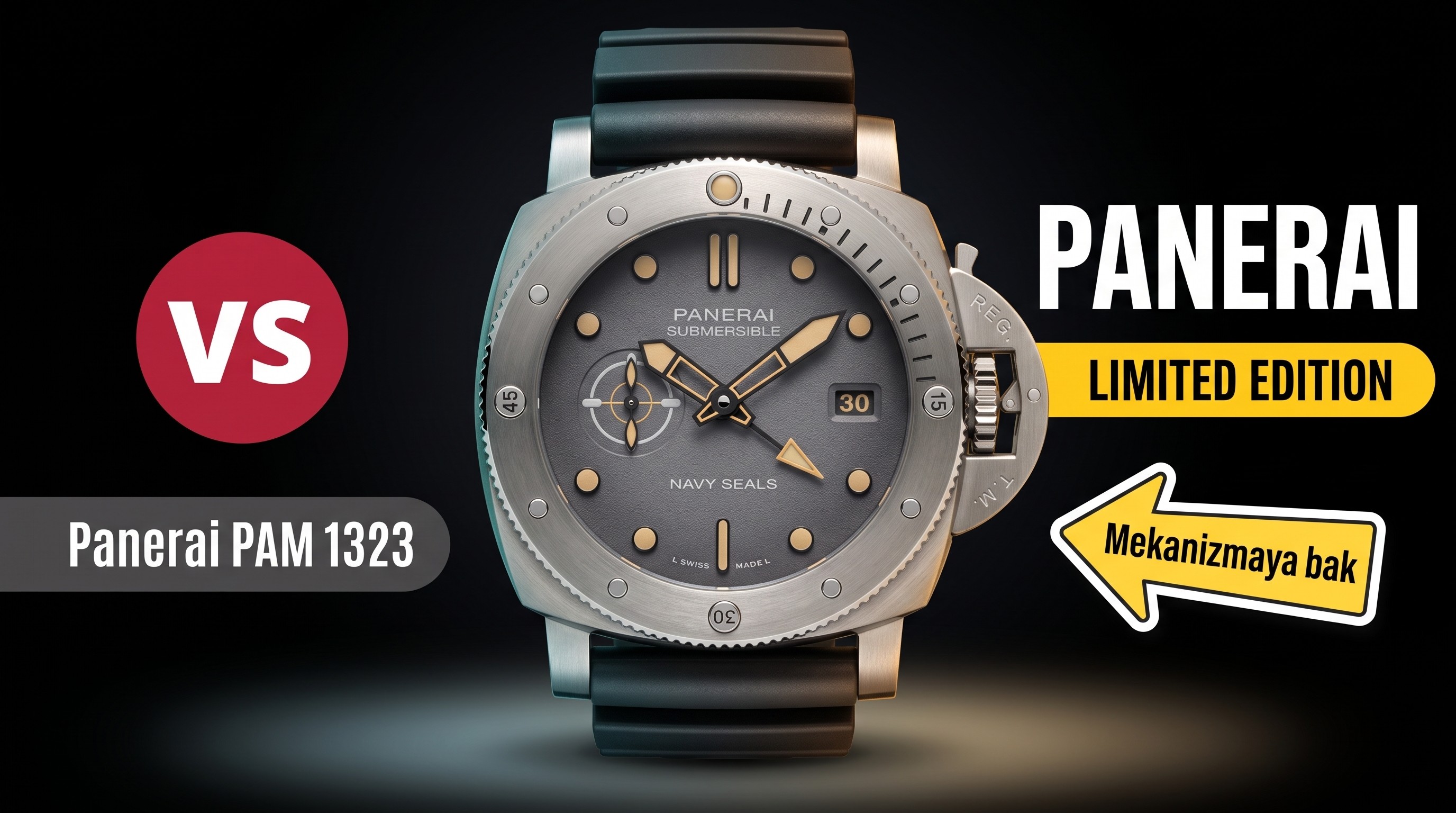Panerai Luminor Submersible 1323 VS Factory İnce...