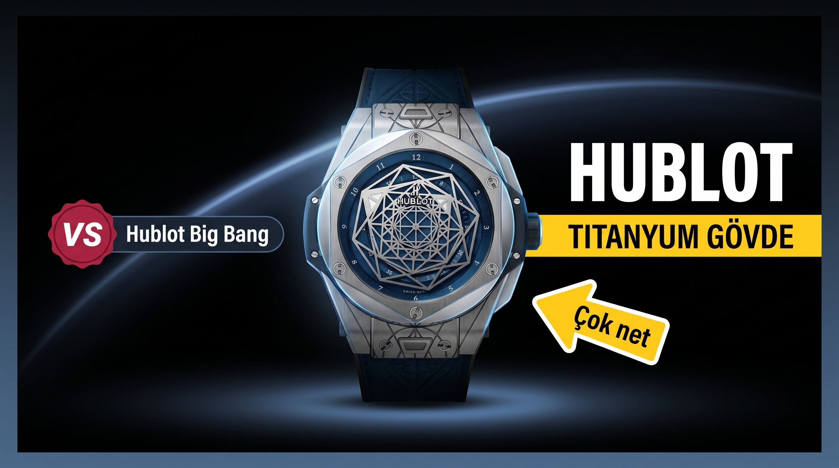 WWF Factory Hublot Big Bang Sang Bleu Tattoo İncelemesi: Sektördeki ilk gerçek titanyum SangBleu saati