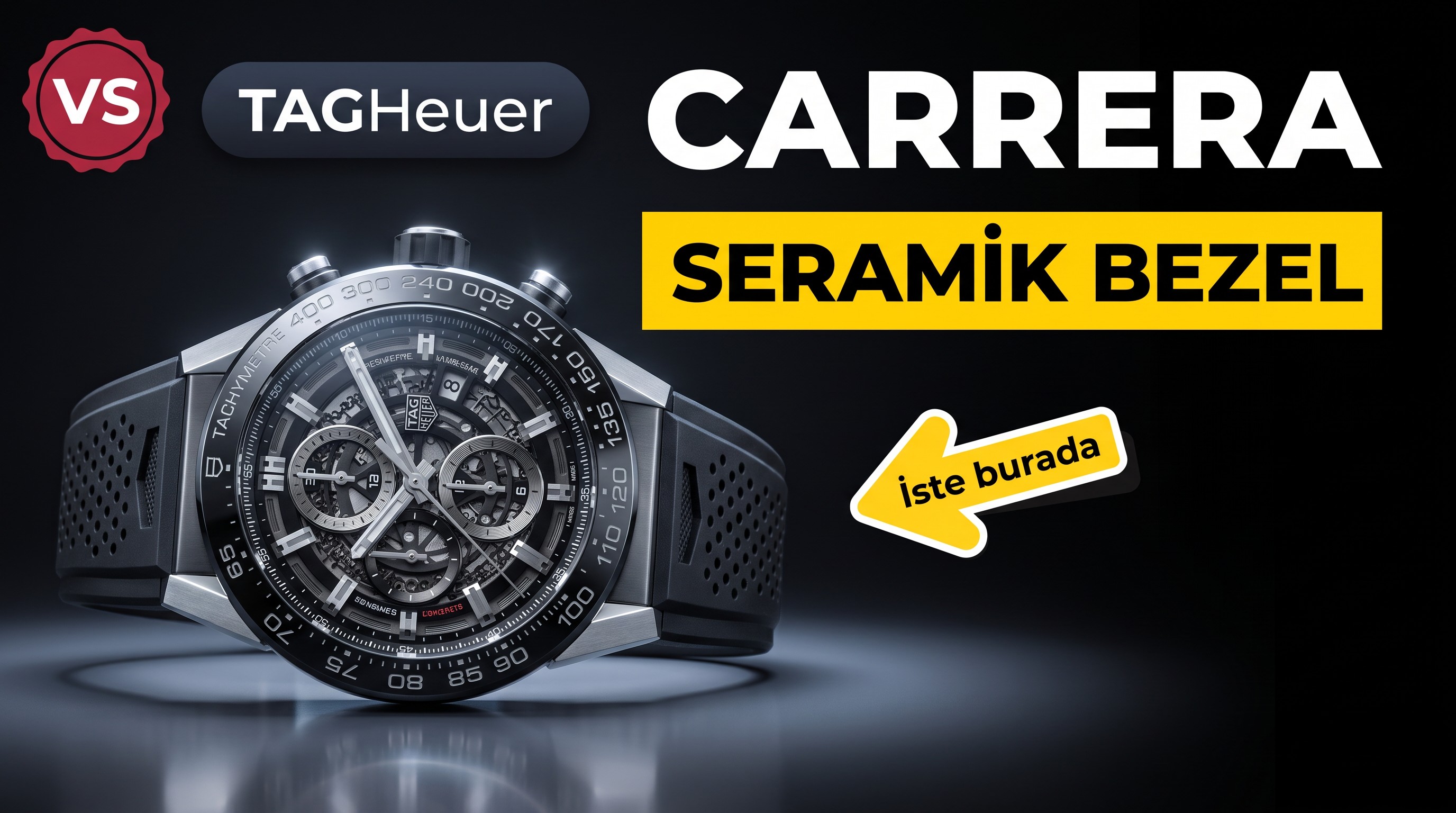 XF Factory TAG Heuer Carrera Black Knight Seramik Kronografın İşçilik İncelemesi