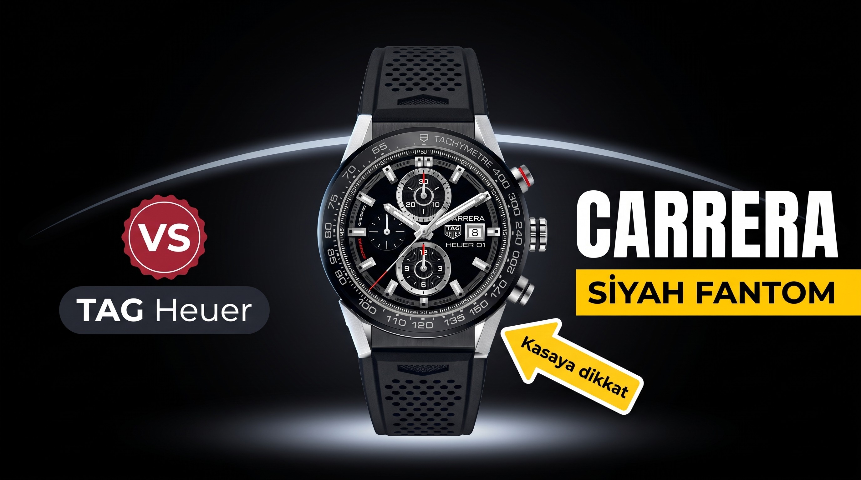 XF Factory TAG Heuer Carrera Black Phantom yeni model incelemesi