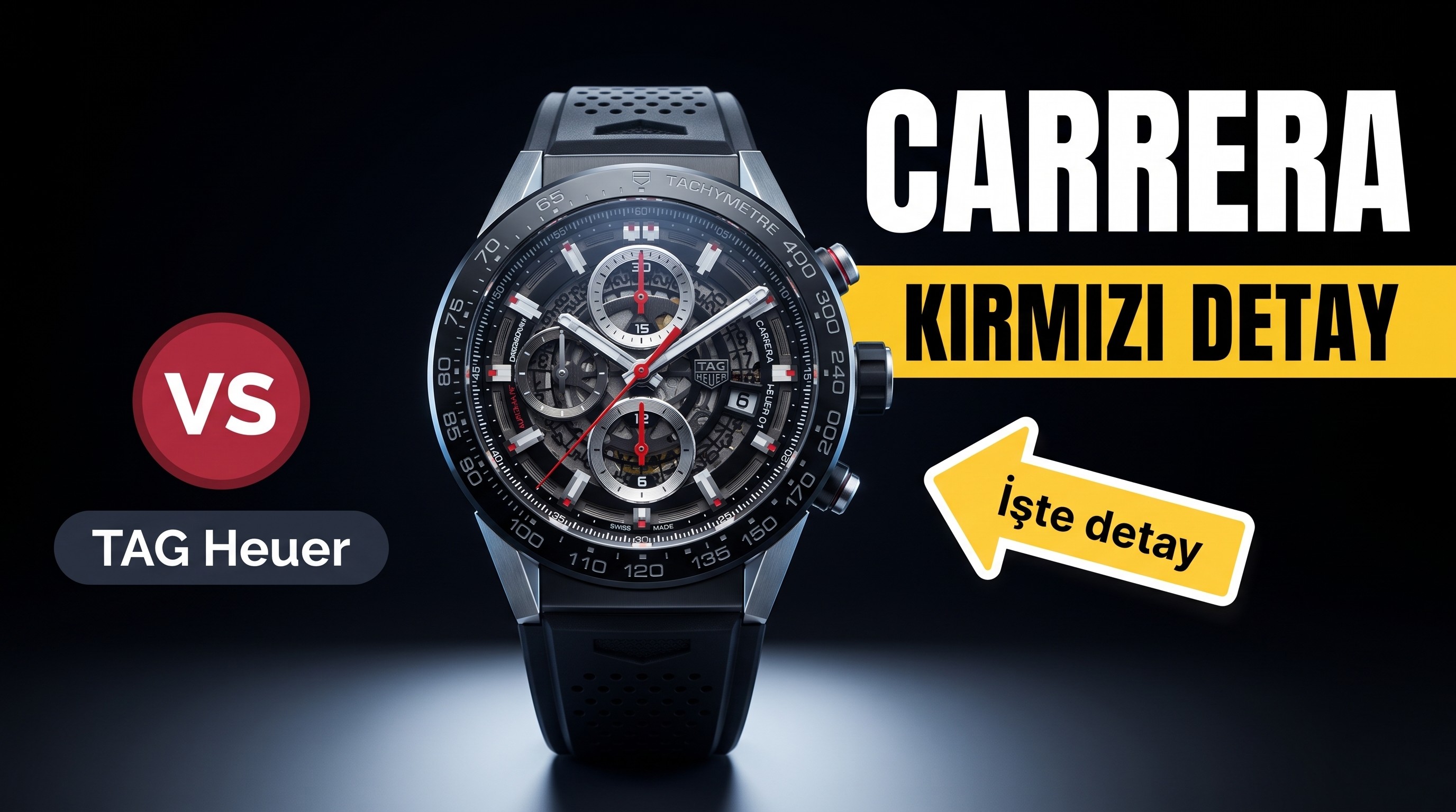 XF Factory TAG Heuer Carrera Serisi Red Knight Kol Saati İncelemesi