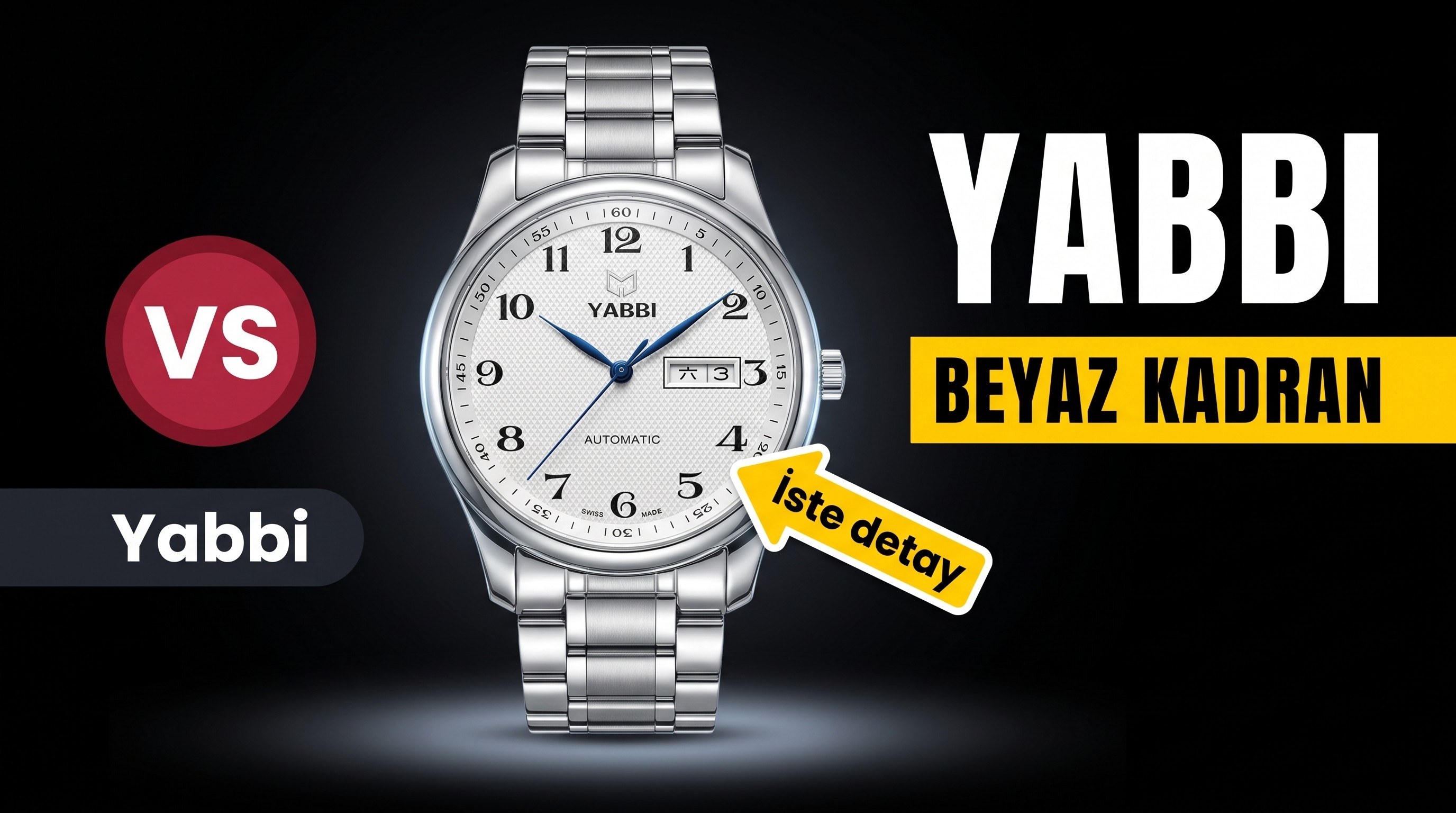 YABBI Yüksek Kaliteli Mekanik Erkek Saati - Yerli Üretimin Gururu Kol Saati (Beyaz Kadran) İncelemesi