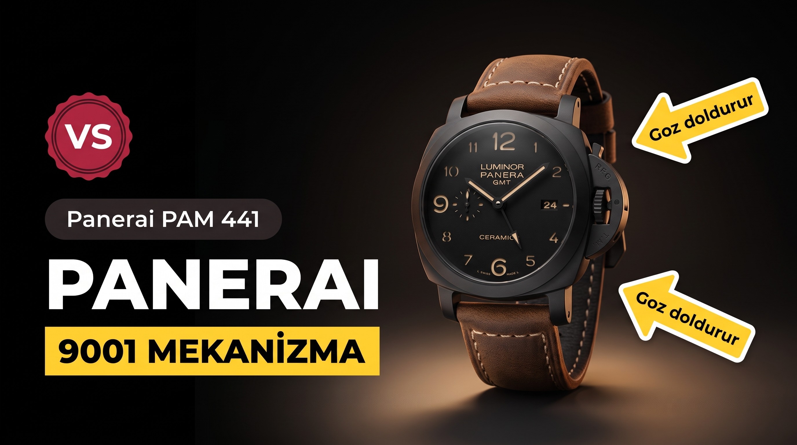 Yeni VS Factory Panerai PAM00441 V2 sürümünde 9001 mekanizmasının hangi noktaları geliştirildi?