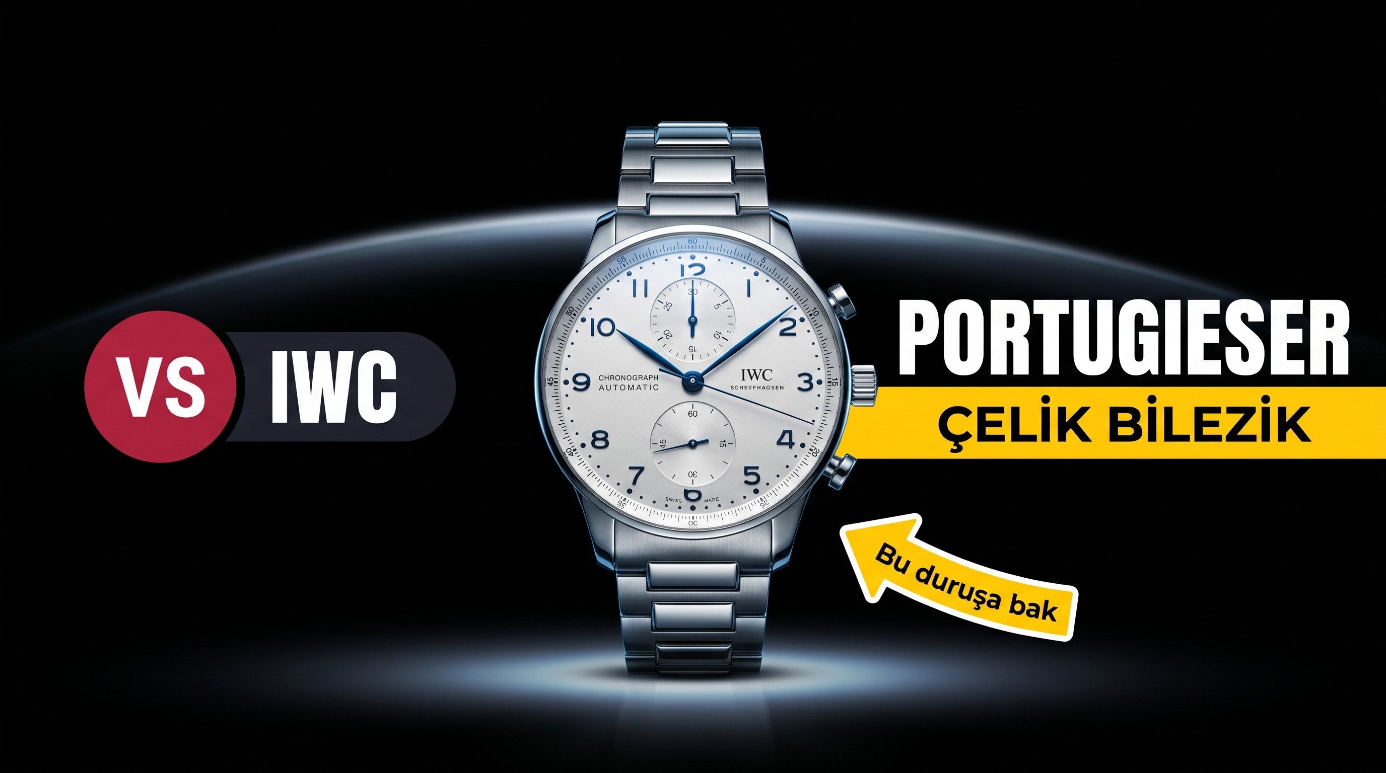 Yeni ZF Factory IWC Portugieser Kronograf çelik bilezik modeli IW371617 incelemesi