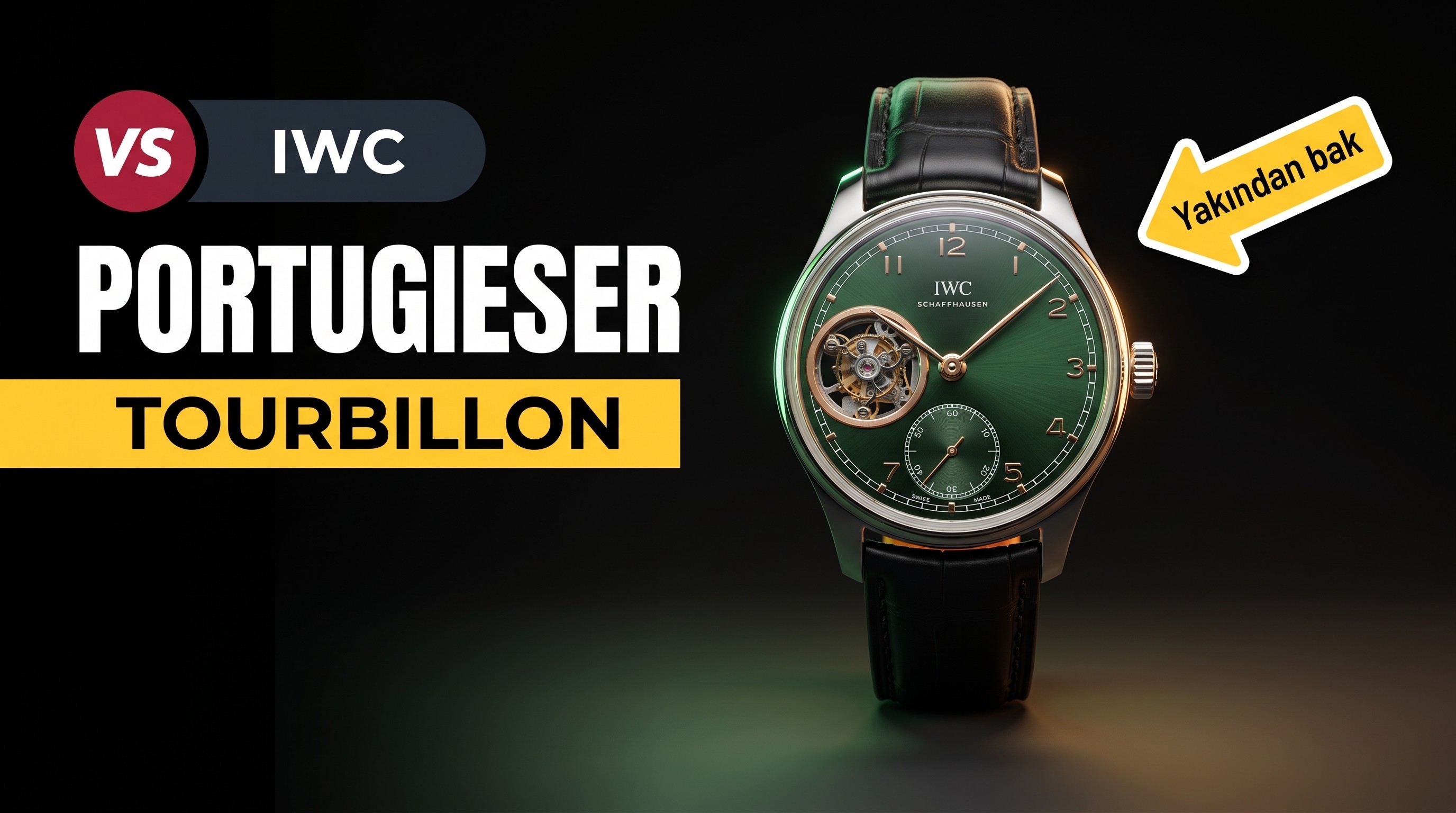 YL Factory IWC Portugieser Serisi Tourbillon Yeşil Kadranlı Replika Saat IW546302 İncelemesi