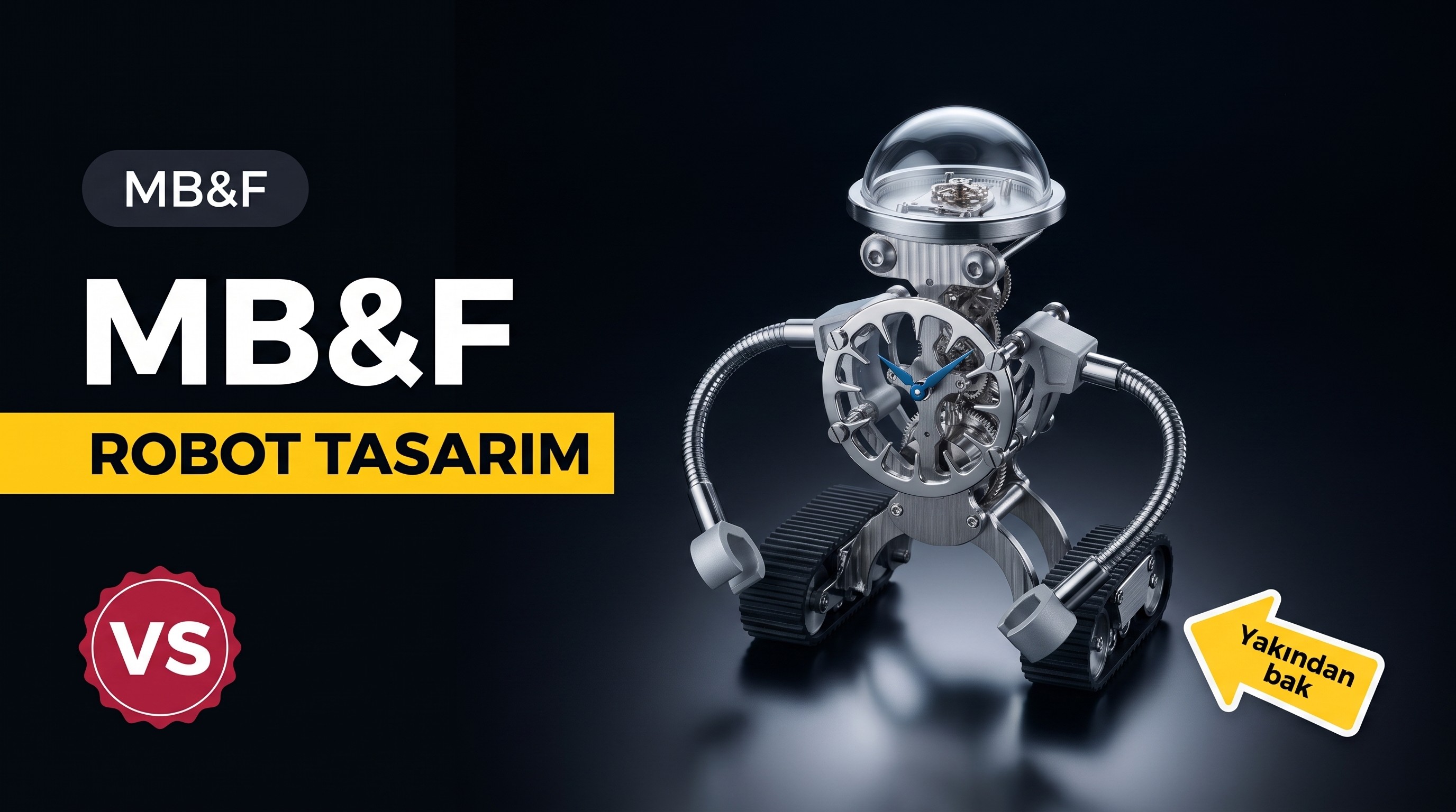 Z Factory Devrim Niteliğinde MB & F Sherman Happy Robot Saatini Piyasaya Sürdü