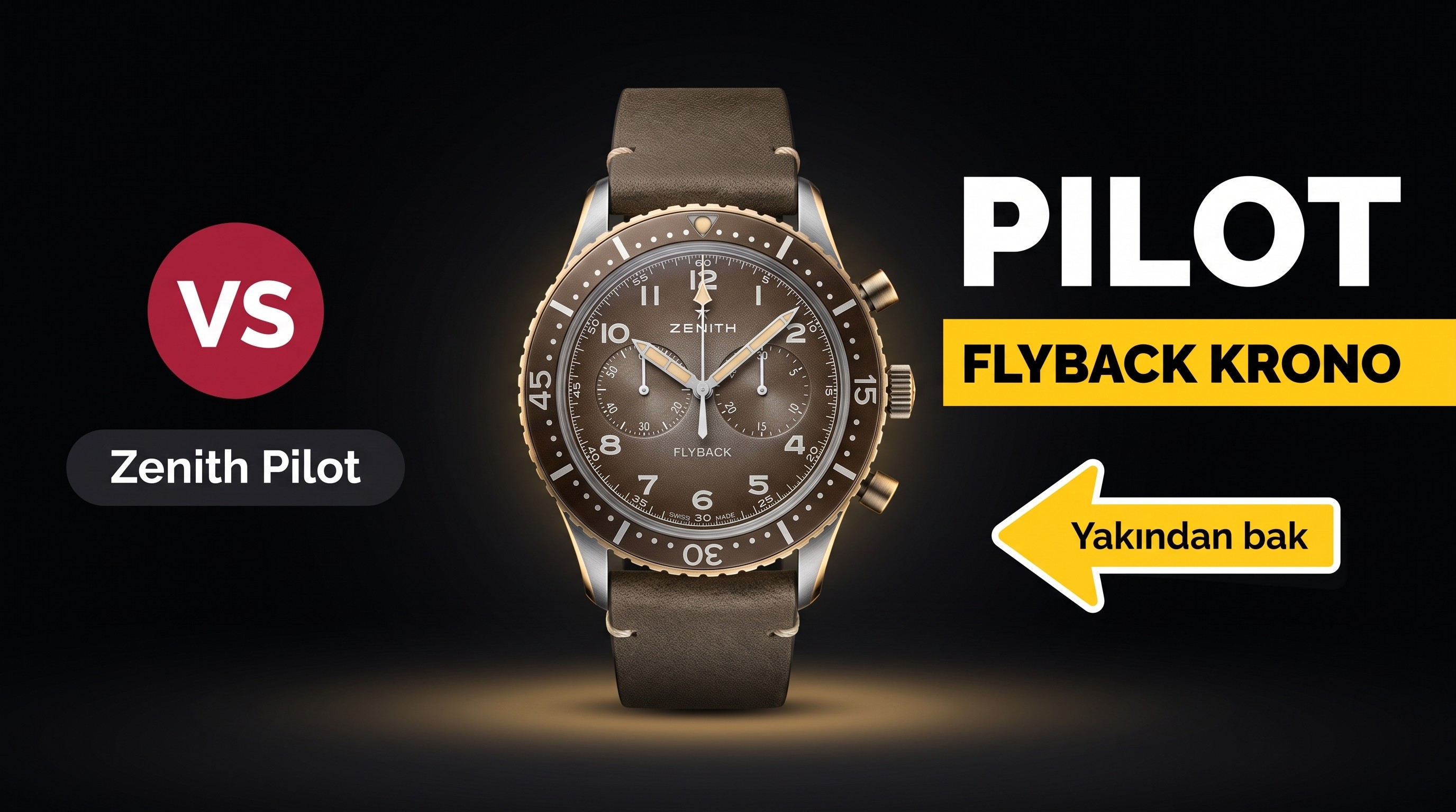 Zenith Pilot Cronometro Tipo CP-2 Flyback İncelemesi