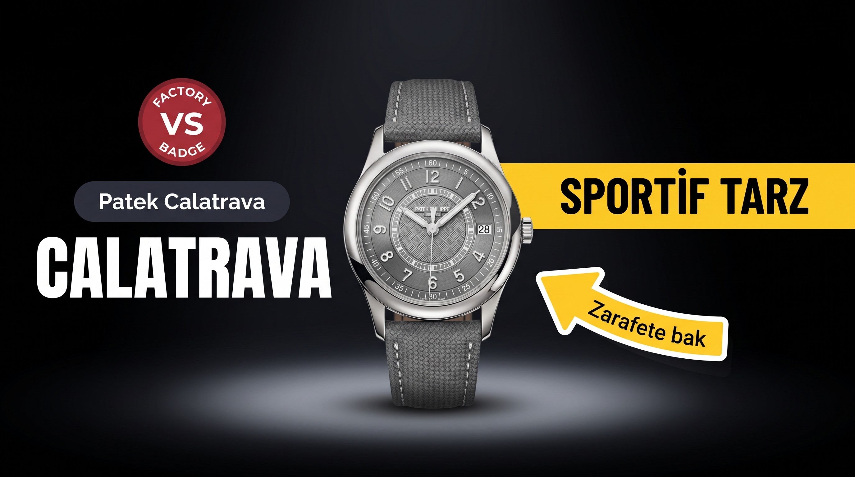 Patek Philippe Calatrava 6007A-001 ZF Factory İn...