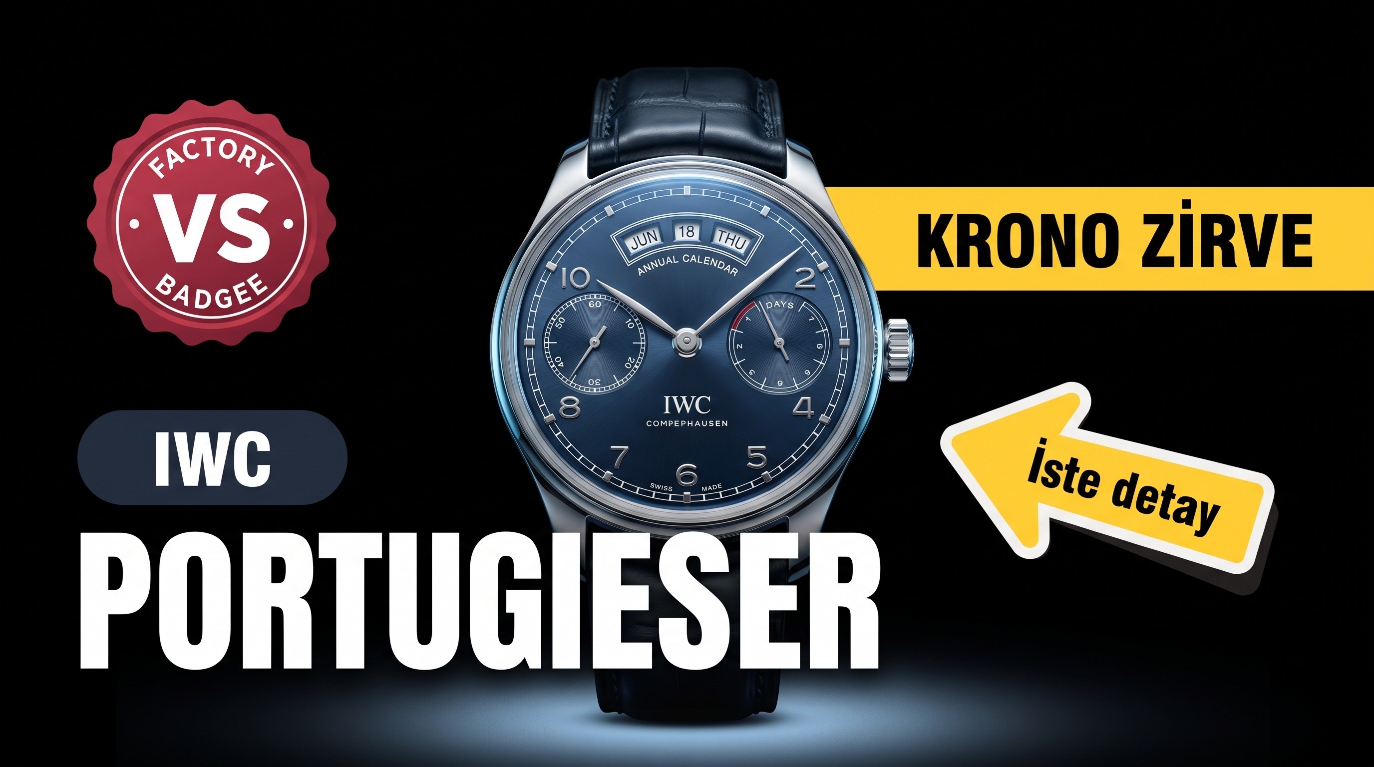 ZF Factory 2025 öne çıkan öneri: Süper Portugieser kronograf, orijinaline son veren model karşınızda