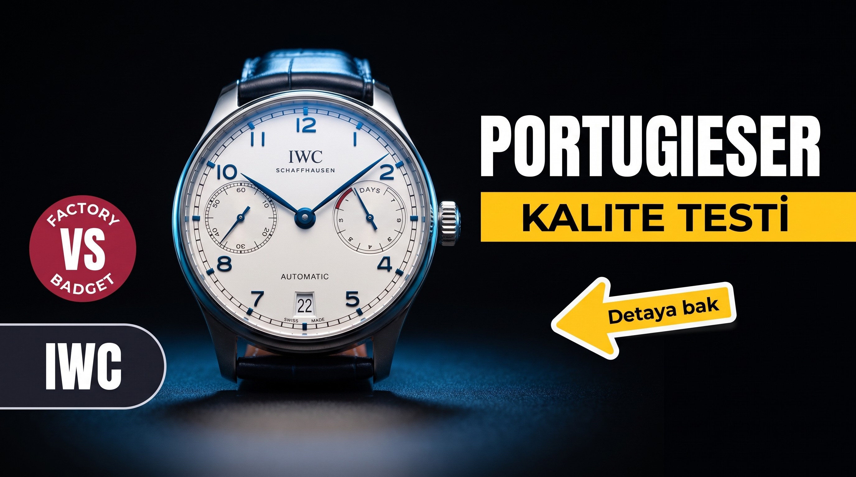 ZF Factory IWC Portugieser 7 V5 kalitesi iyi mi? Bir bakışta sahte belli olur mu?