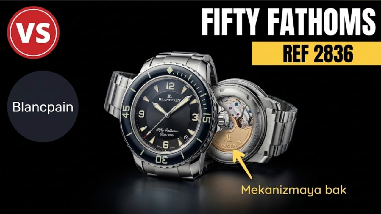 ZF Factory Replica Blancpain Fifty Fathoms Paslanmaz Çelik Bilezikli Asia ETA 2836-2 Mekanizmalı