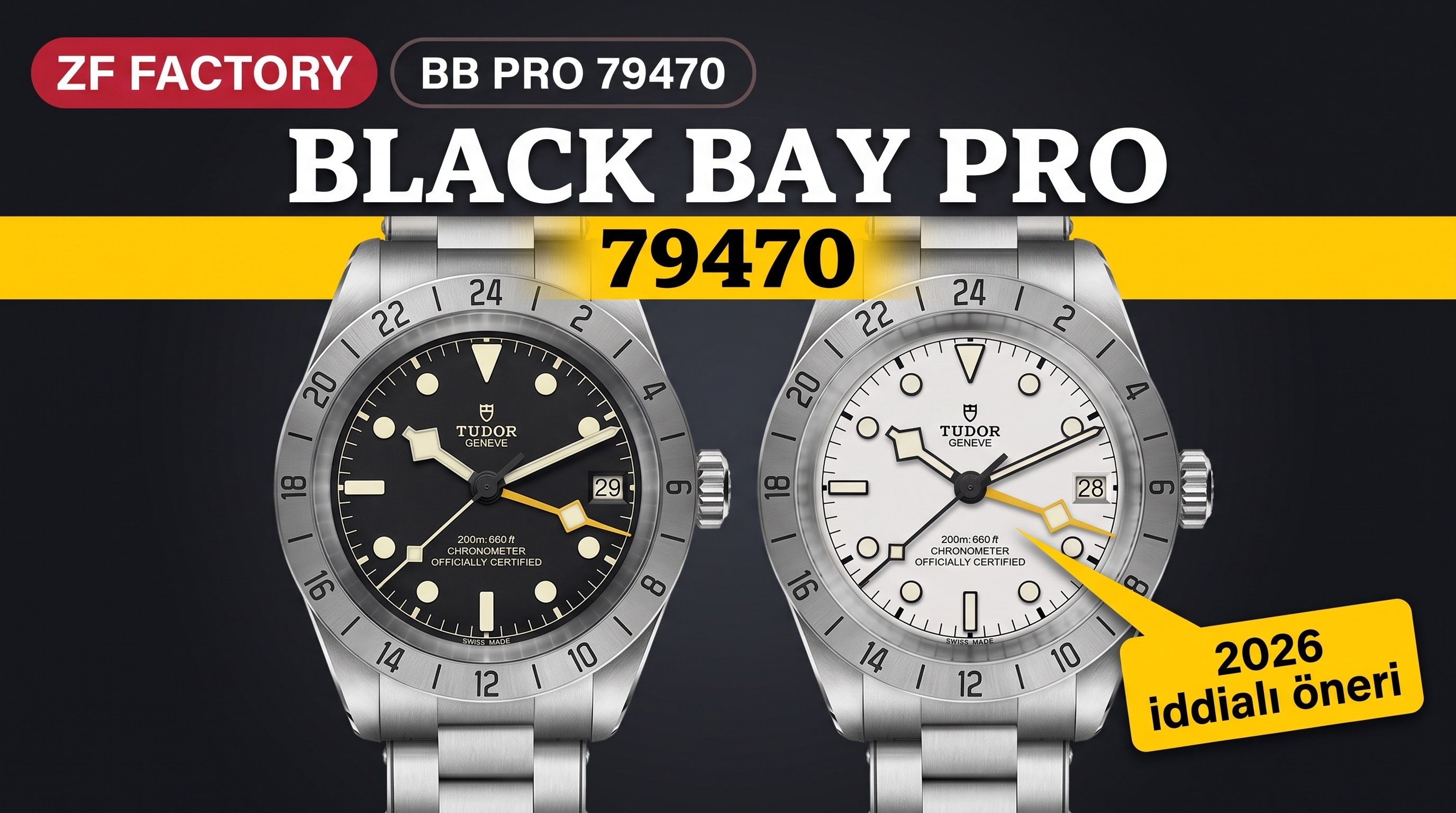 ZF 2026 iddialı öneri | Tudor Black Bay Pro 79470 — zamanı kanat edinip gökle yerin buluşmasına yolculuk 🎩