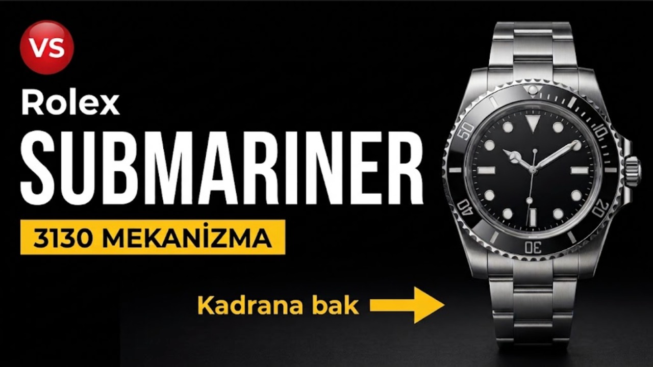 ZZF Factory Rolex Tarihsiz Siyah Submariner 3130 Mekanizmalı 114060-97200 Replika ile Orijinal Karşılaştırmalı İnceleme