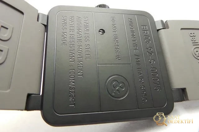 Bell Ross BR03-92 Kasa Arkası