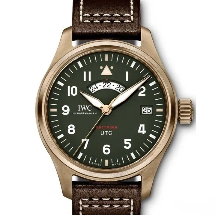 2019 En Yeni XF Factory IWC Bronz Spitfire Pilot UTC MJ271 Özel Versiyon IW327101 İncelemesi - Arka Kapak ve Mekanizma Detayı