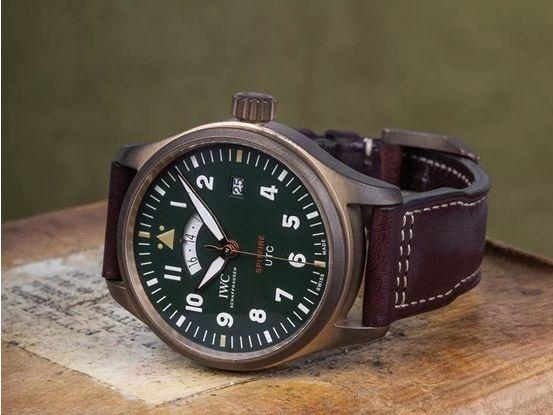 2019 En Yeni XF Factory IWC Bronz Spitfire Pilot UTC MJ271 Özel Versiyon IW327101 İncelemesi — 7. fotoğraf