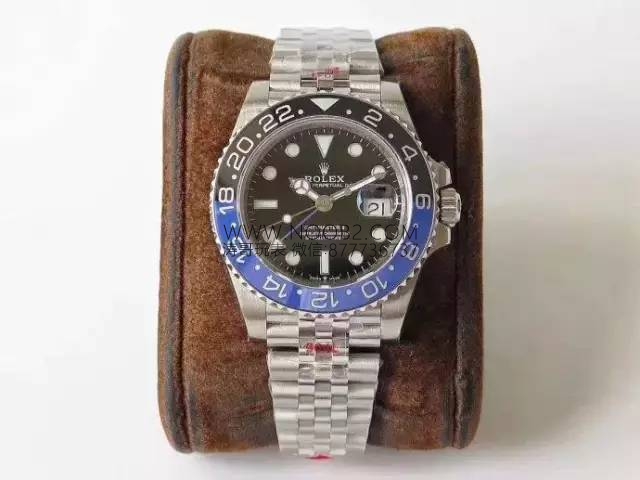 2019GM Factory Rolex GMT mavi-siyah bezel 904L Oyster çelik kol saati göz kamaştırıyor! — 4. fotoğraf