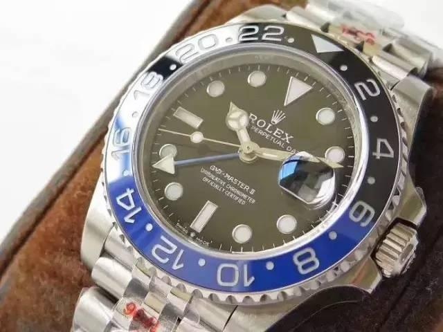 2019GM Factory Rolex GMT mavi-siyah bezel 904L Oyster çelik kol saati göz kamaştırıyor! — 5. fotoğraf