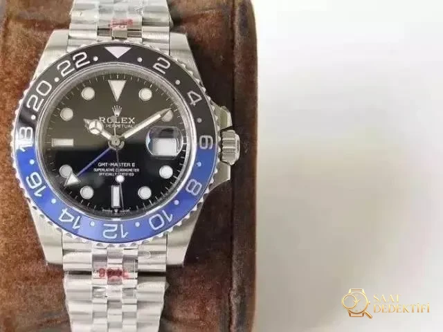 2019GM Factory Rolex GMT mavi-siyah bezel 904L Oyster çelik kol saati göz kamaştırıyor! - Makro Kadran ve İndeks İşçiliği