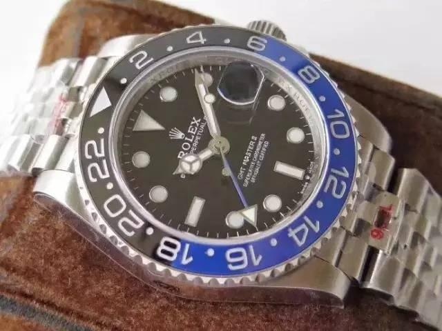 2019GM Factory Rolex GMT mavi-siyah bezel 904L Oyster çelik kol saati göz kamaştırıyor! — 7. fotoğraf