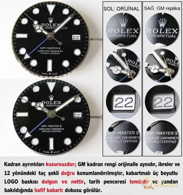 2019GM Factory Rolex GMT mavi-siyah bezel 904L Oyster çelik kol saati göz kamaştırıyor! - Toka İçi Mikro Ayar Mekanizması