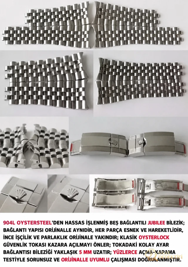 2019GM Factory Rolex GMT mavi-siyah bezel 904L Oyster çelik kol saati göz kamaştırıyor! - Mekanizma Çark Dizilimi ve Taş Yatakları