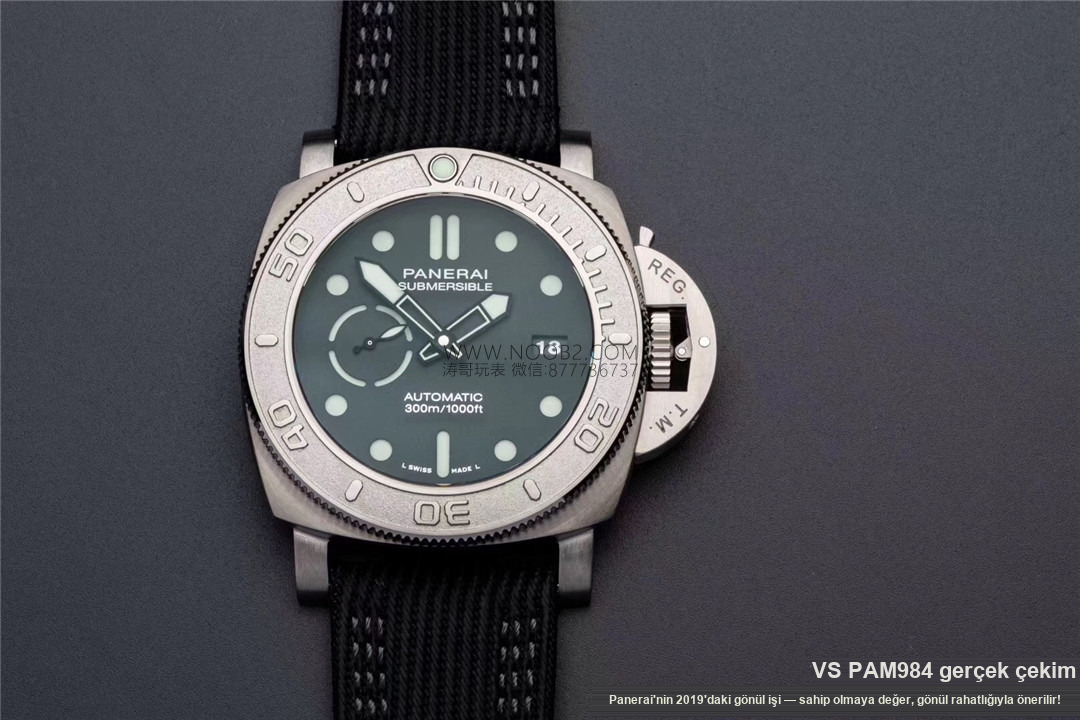 2019VS Factory Yeni Panerai PAM00984 Submersible Serisi 47 mm Replika Saat İncelemesi — 2. fotoğraf