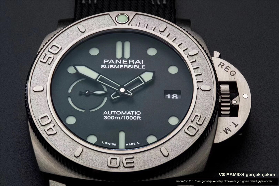 2019VS Factory Yeni Panerai PAM00984 Submersible Serisi 47 mm Replika Saat İncelemesi — 3. fotoğraf