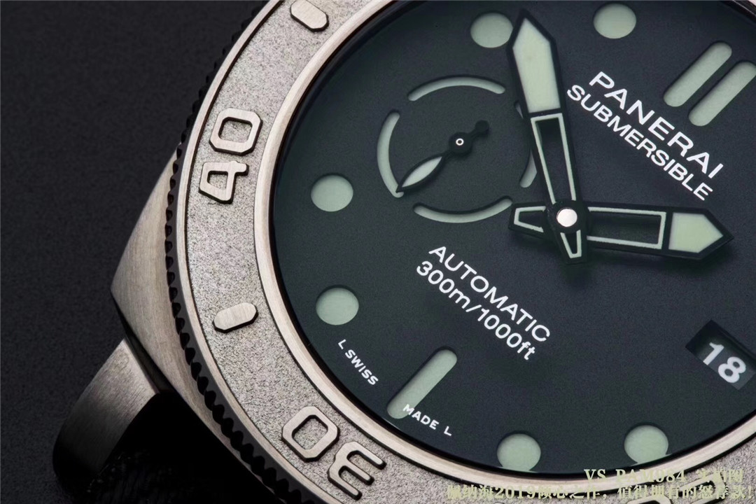 2019VS Factory Yeni Panerai PAM00984 Submersible Serisi 47 mm Replika Saat İncelemesi — 5. fotoğraf