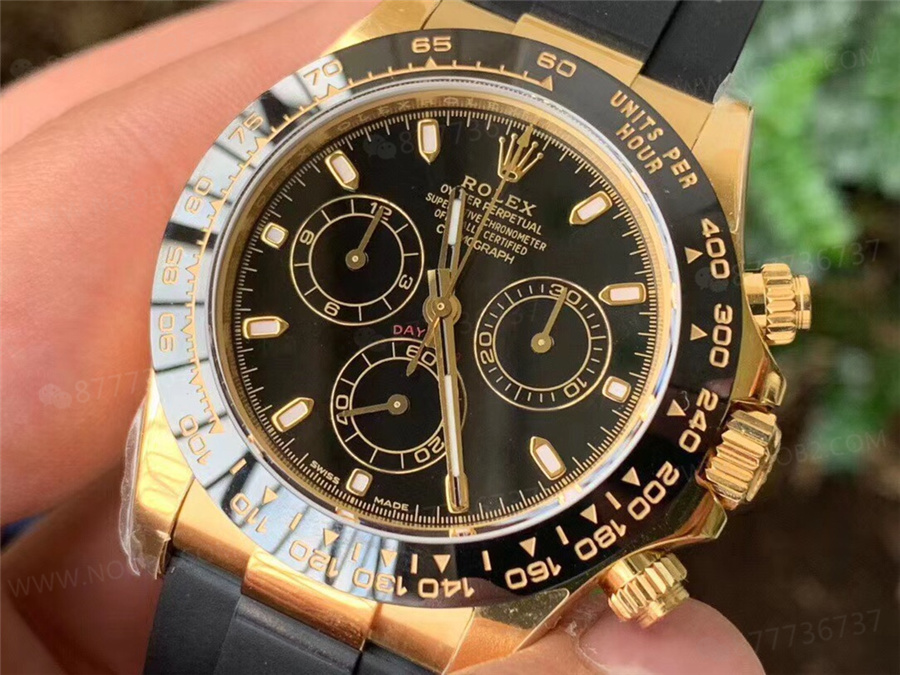 2020 yeni ürün N4130 altın Daytona kauçuk kayış modeli m116518ln-0043 — 4. fotoğraf