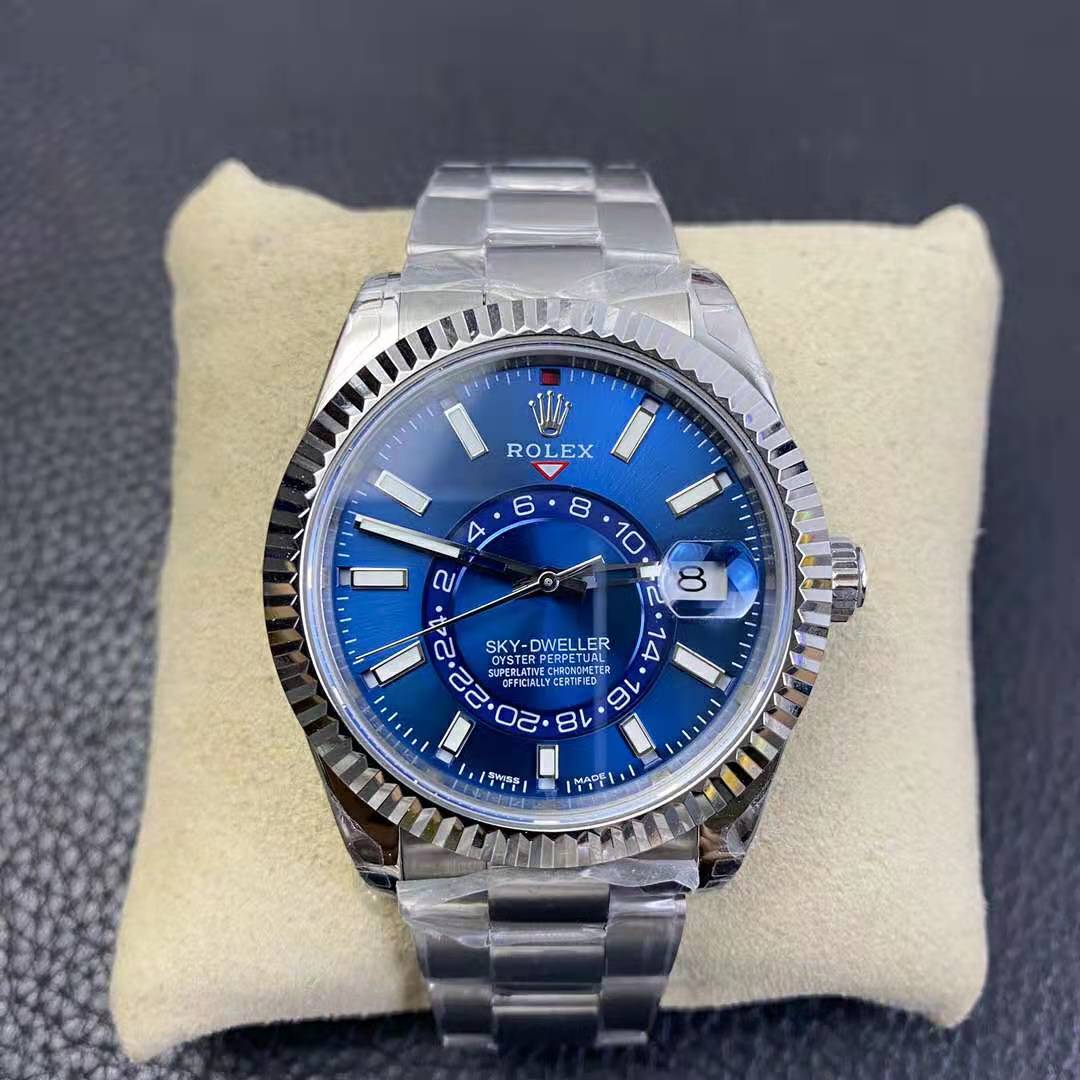 Noob Replika Rolex Sky-Dweller Mavi