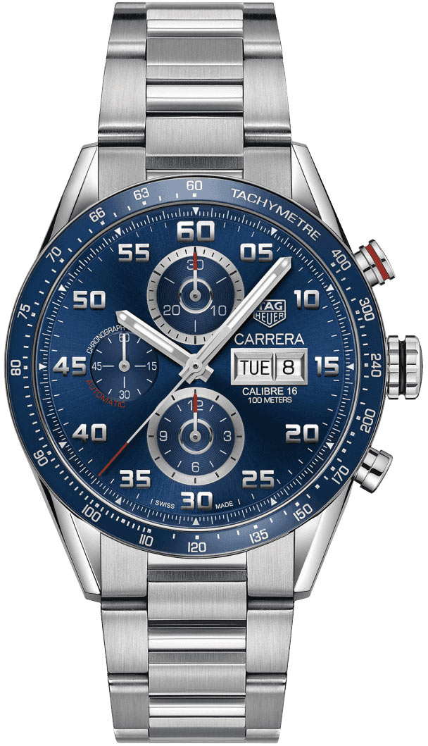 Tag Heuer Carrera Day Date Automatic Kronograf 43mm Erkek Kol Saati