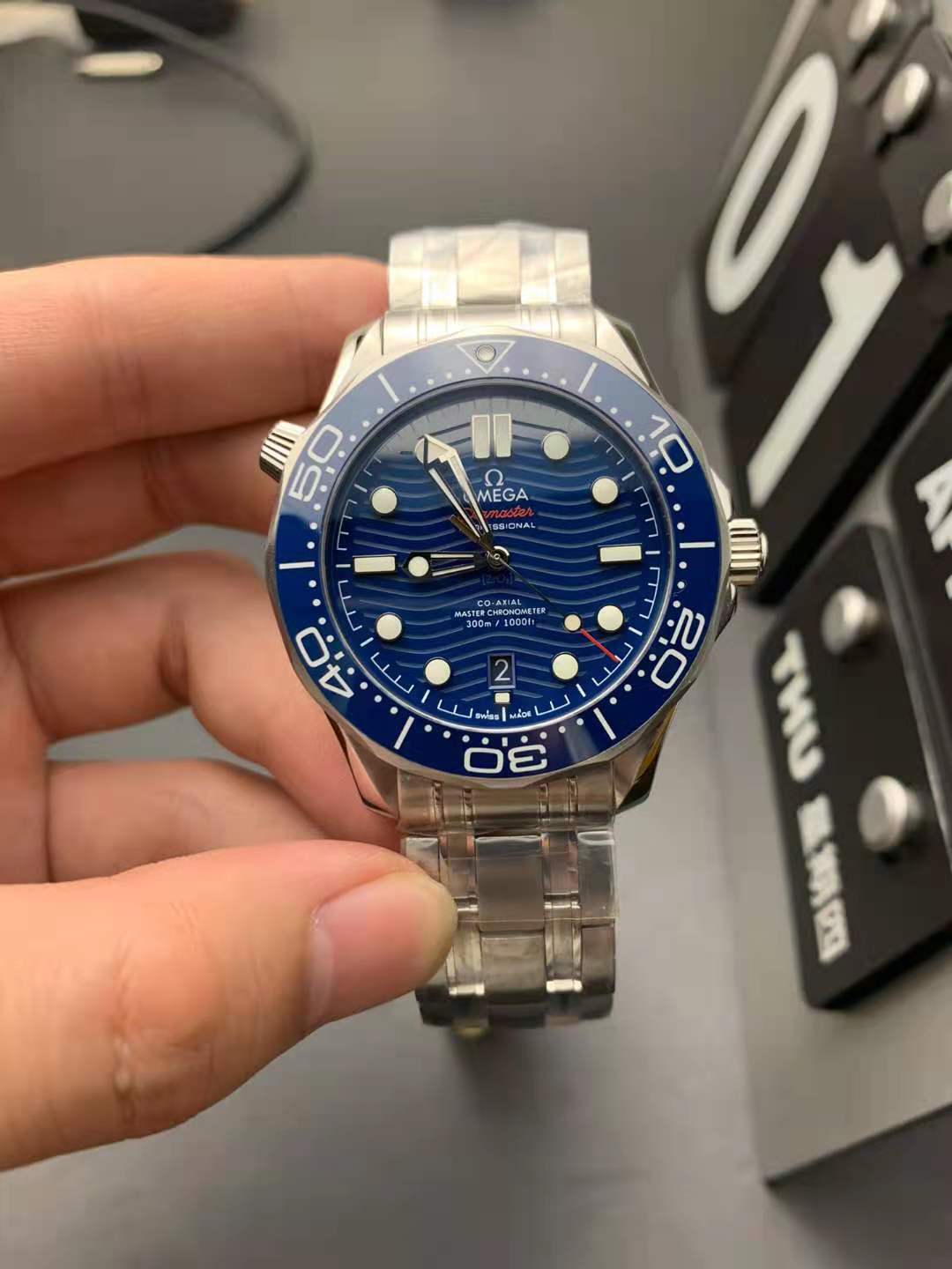 Replika Omega Seamaster Diver 300m Mavi Saat
