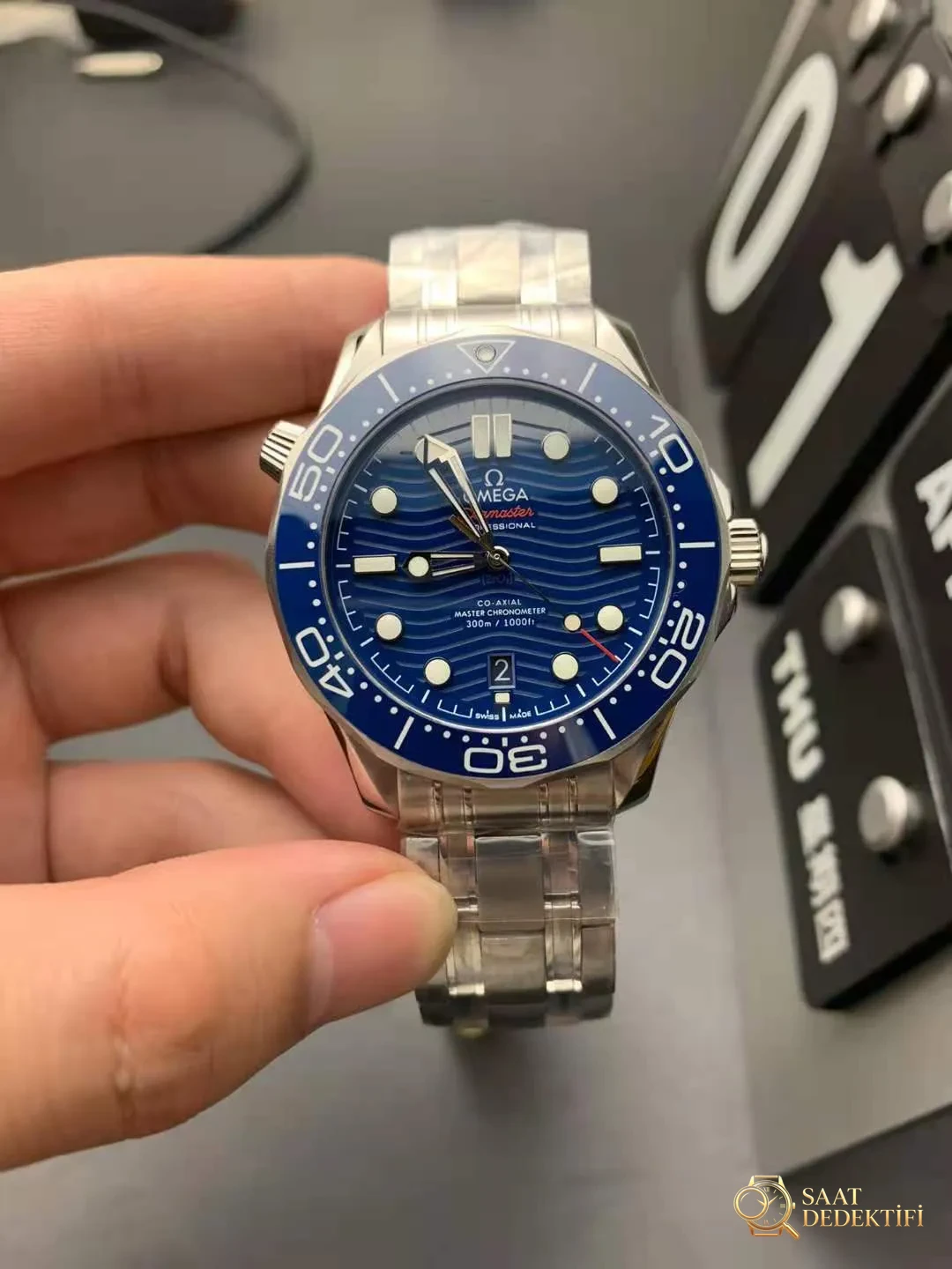 Replika Omega Seamaster Diver 300m Mavi Saat