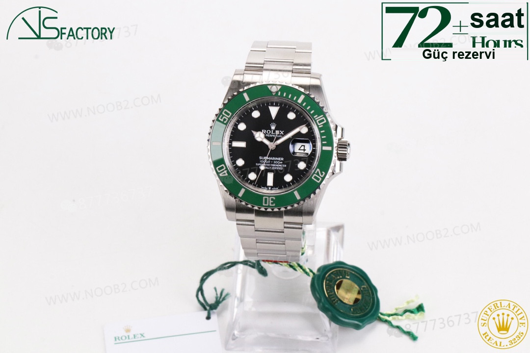 2020VS Factory 41 mm Rolex Yeşil Su Hayaleti 3235 Mekanizmalı Submariner 126610lv İncelemesi — 1. fotoğraf