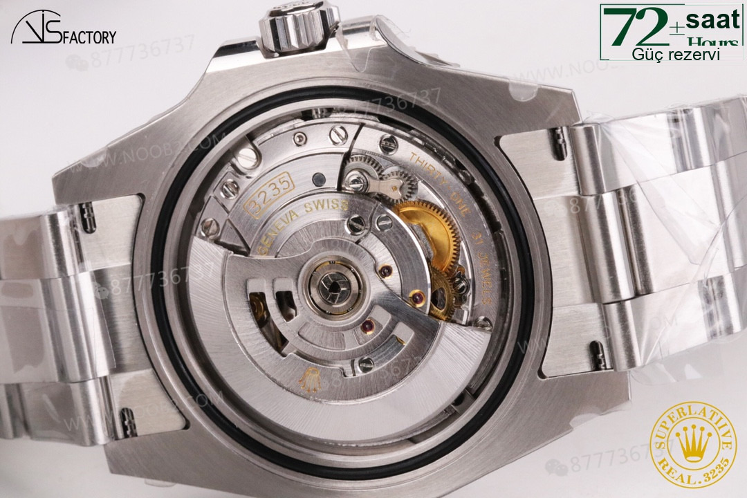 2020VS Factory 41 mm Rolex Yeşil Su Hayaleti 3235 Mekanizmalı Submariner 126610lv İncelemesi — 14. fotoğraf