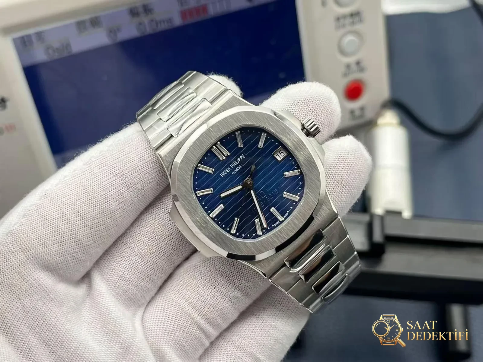 2025 saat dünyasının en büyük çıkışı! WY-3K Factory Patek Philippe 5711 Nautilus Tiffany iş birliği limitli üretim modeli tanıtıldı - Kadran Detayı ve Bezel İşçiliği