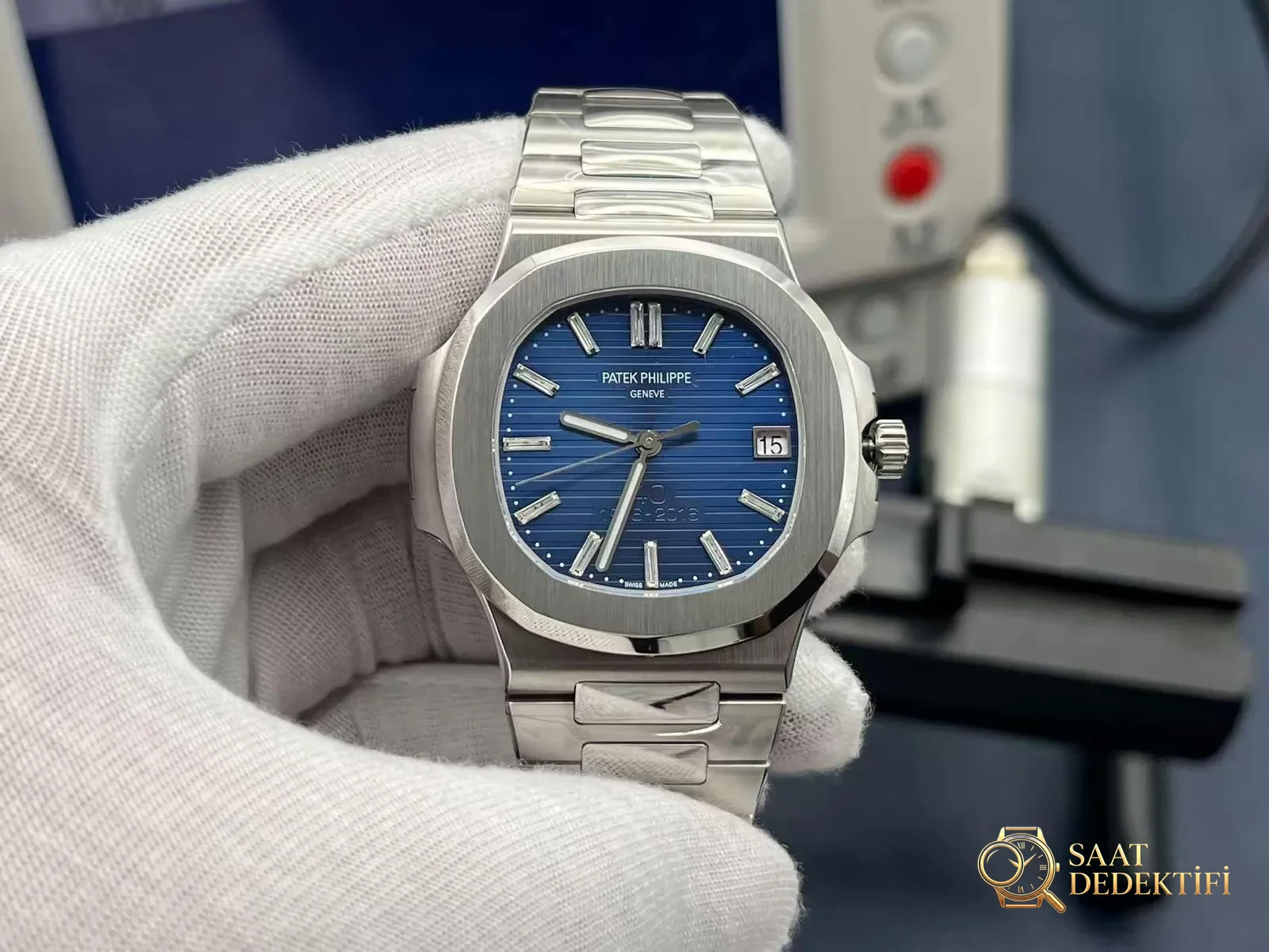 2025 saat dünyasının en büyük çıkışı! WY-3K Factory Patek Philippe 5711 Nautilus Tiffany iş birliği limitli üretim modeli tanıtıldı - Kasa Profili ve Kurma Kolu İncelemesi