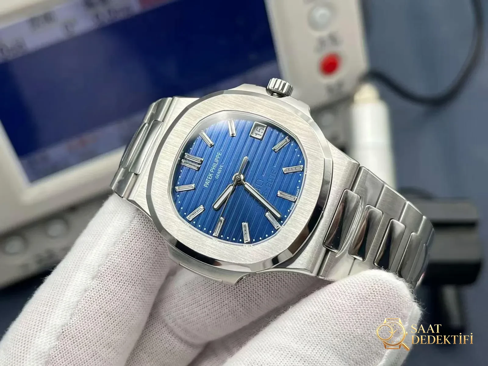 2025 saat dünyasının en büyük çıkışı! WY-3K Factory Patek Philippe 5711 Nautilus Tiffany iş birliği limitli üretim modeli tanıtıldı - Arka Kapak ve Mekanizma Detayı