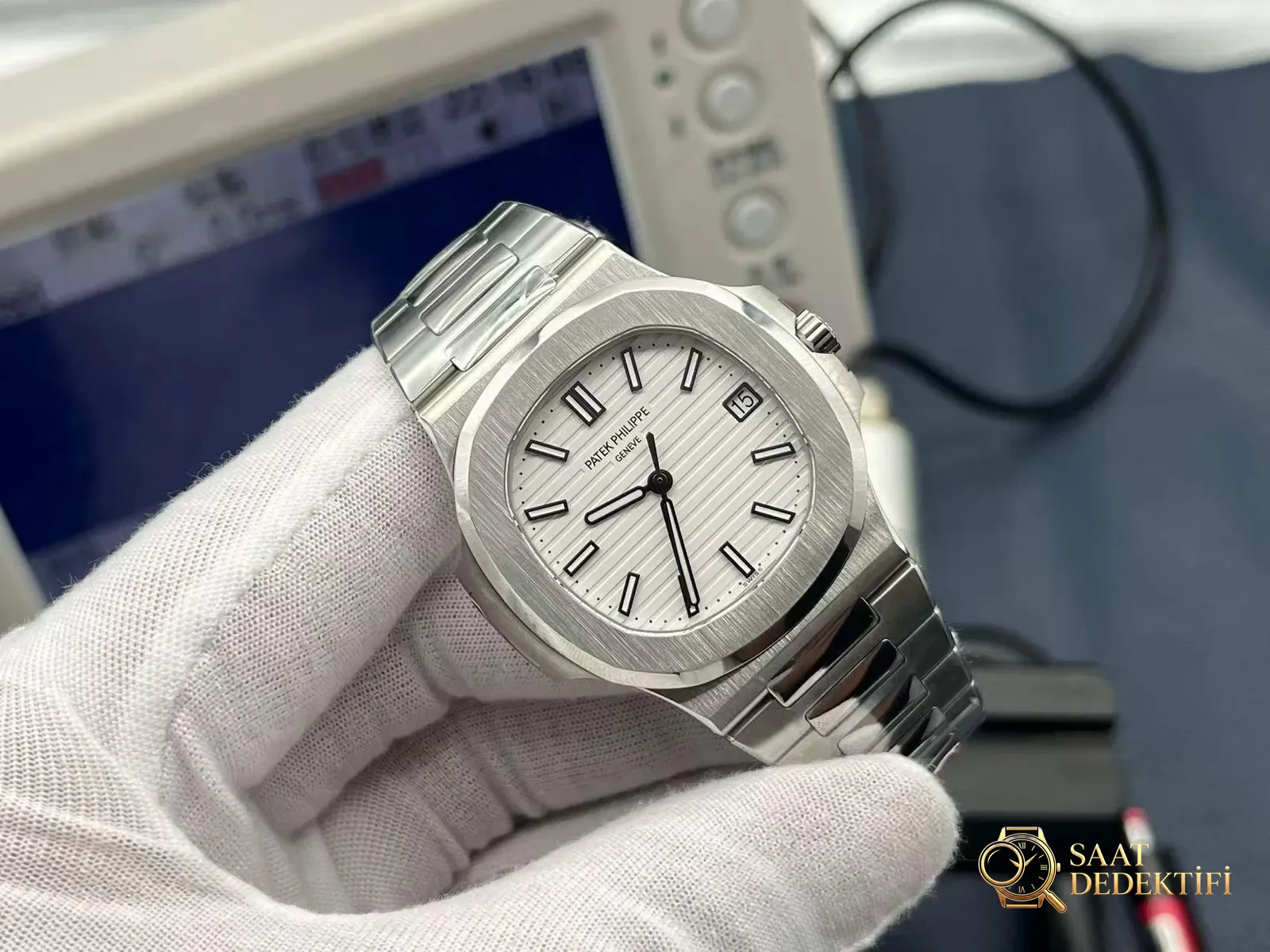 2025 saat dünyasının en büyük çıkışı! WY-3K Factory Patek Philippe 5711 Nautilus Tiffany iş birliği limitli üretim modeli tanıtıldı - Fosfor ve Super-LumiNova Gece Görünümü