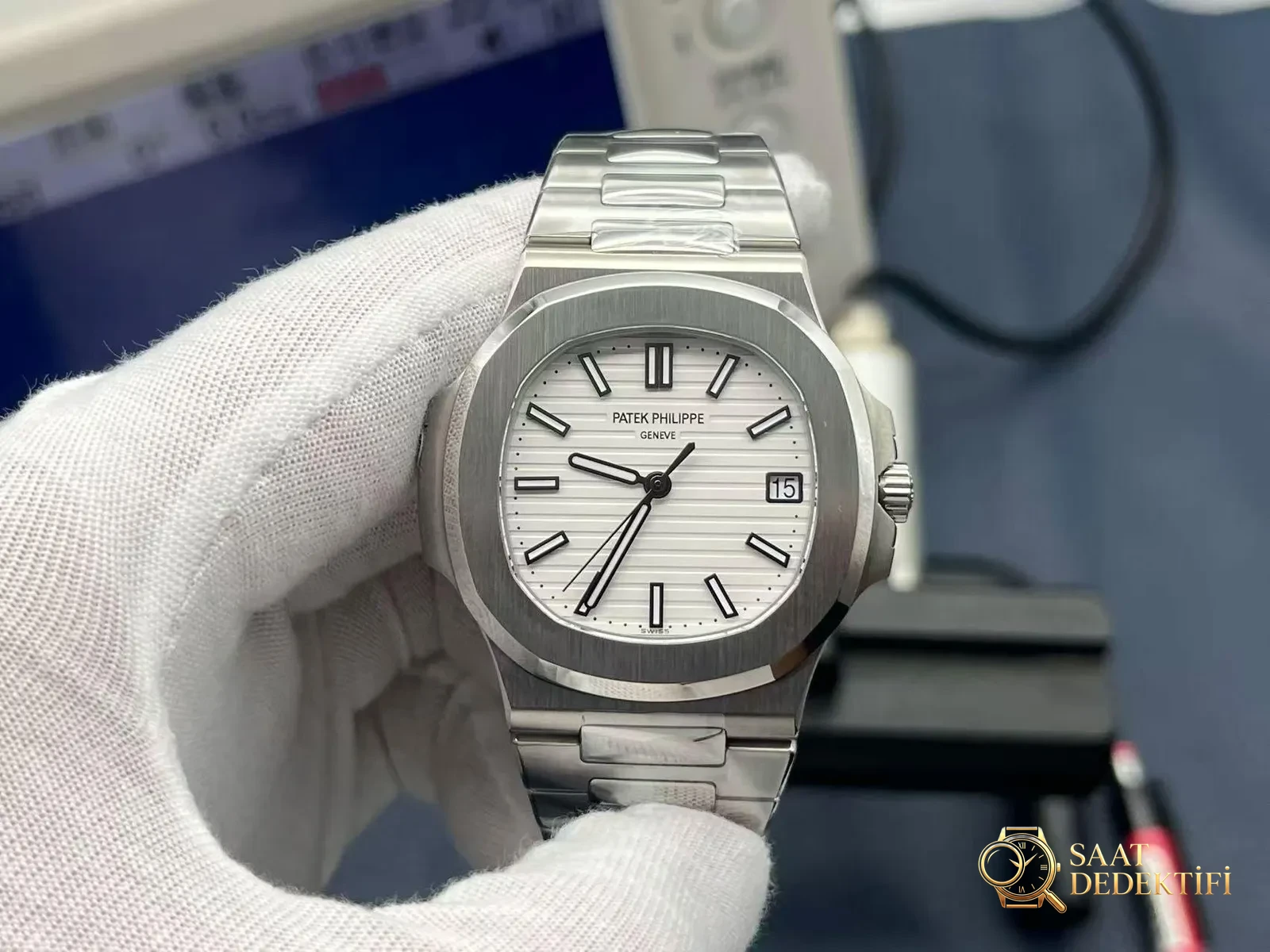2025 saat dünyasının en büyük çıkışı! WY-3K Factory Patek Philippe 5711 Nautilus Tiffany iş birliği limitli üretim modeli tanıtıldı - Mekanizma Zemberek ve Balans Detayı