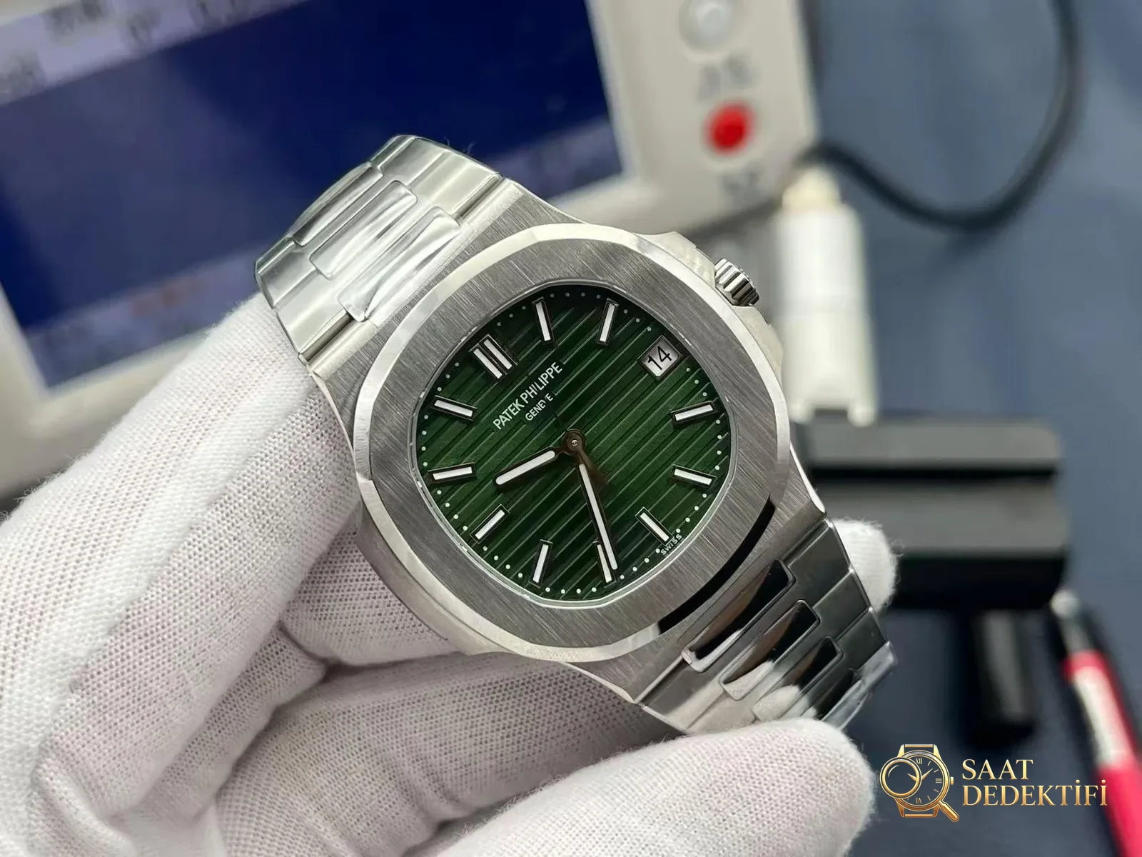 2025 saat dünyasının en büyük çıkışı! WY-3K Factory Patek Philippe 5711 Nautilus Tiffany iş birliği limitli üretim modeli tanıtıldı - Mekanizma Çark Dizilimi ve Taş Yatakları