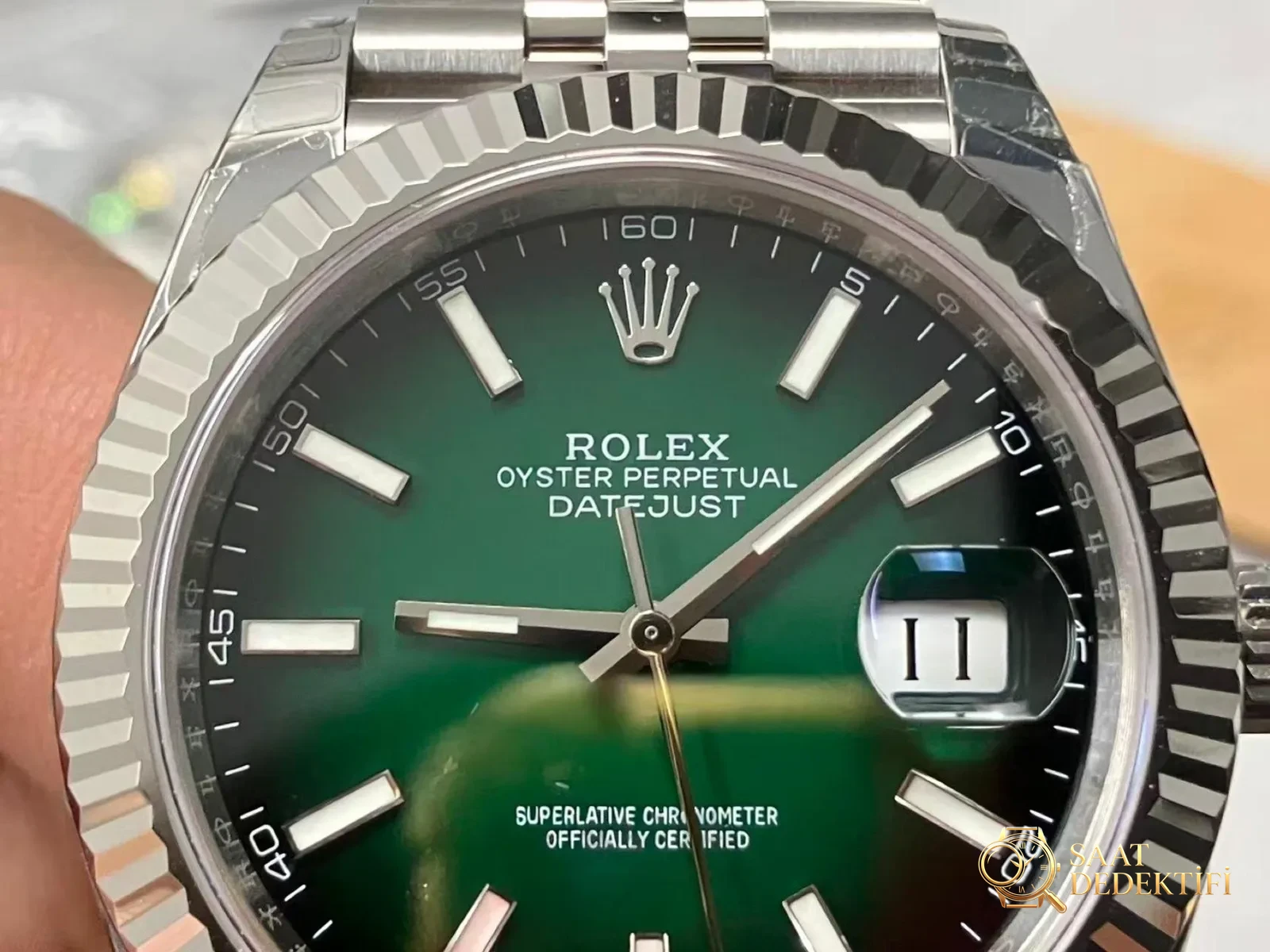 2026 yeni VS Factory Rolex degrade dumanlı yeşil 41 Datejust işçiliği nasıl? - Makro Kadran ve İndeks İşçiliği