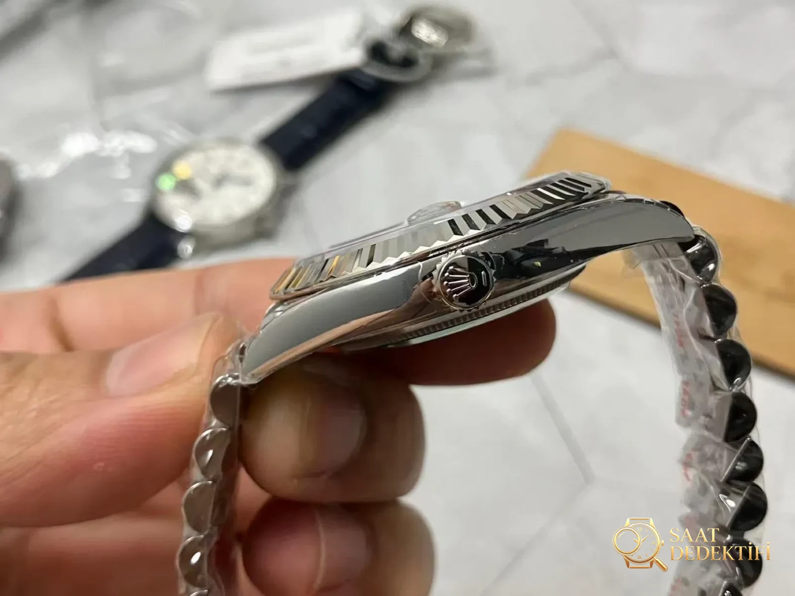 2026 yeni VS Factory Rolex degrade dumanlı yeşil 41 Datejust işçiliği nasıl? - Bilekte Duruş ve Kasa Orantısı