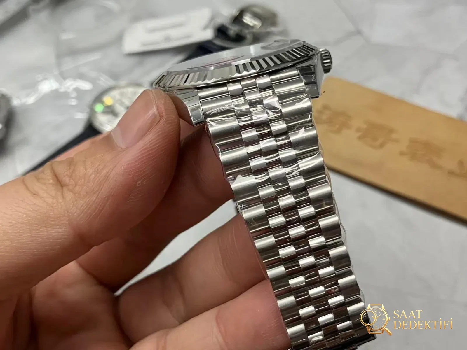 2026 yeni VS Factory Rolex degrade dumanlı yeşil 41 Datejust işçiliği nasıl? - Mekanizma Zemberek ve Balans Detayı