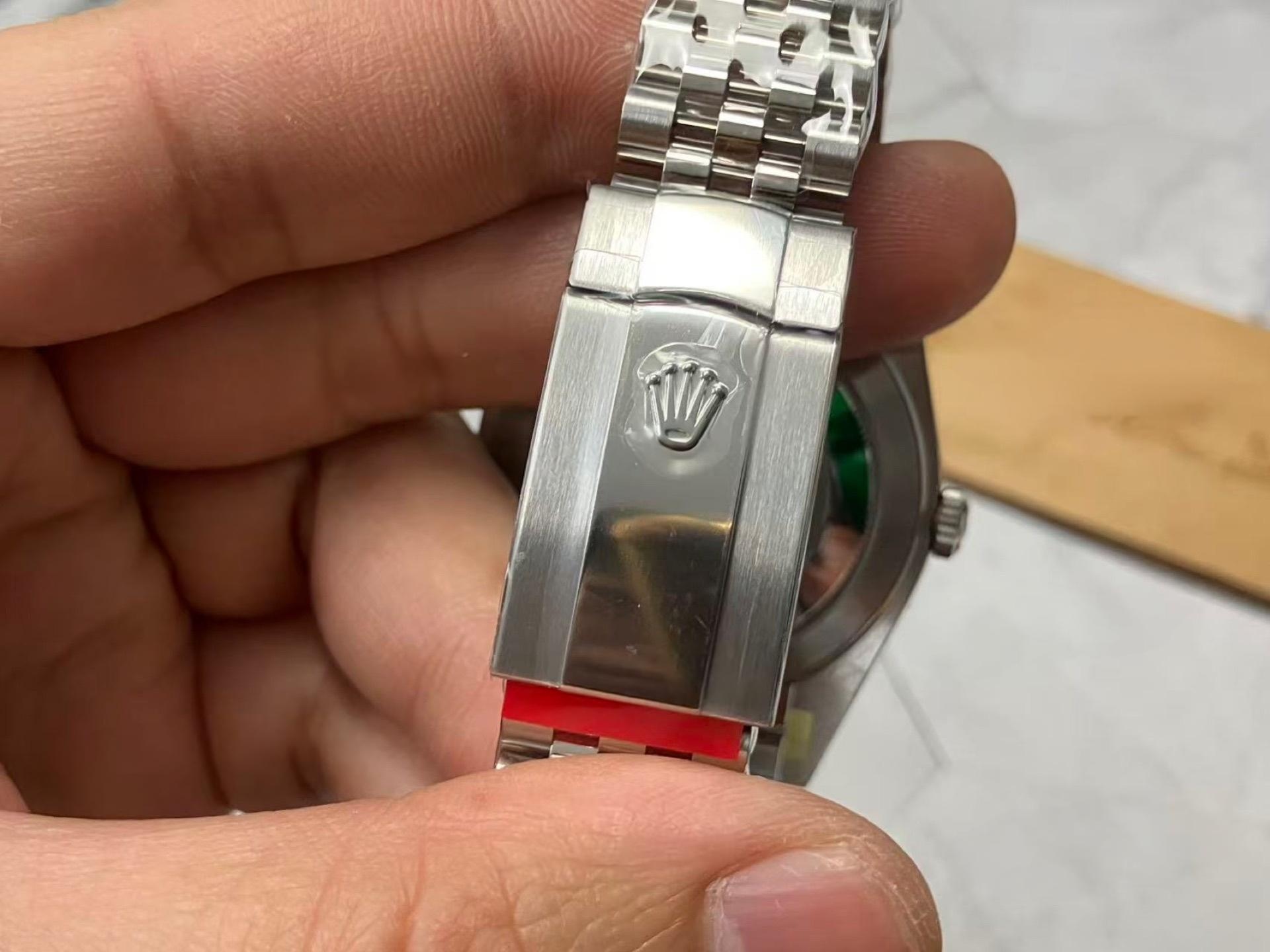 2026 yeni VS Factory Rolex degrade dumanlı yeşil 41 Datejust işçiliği nasıl? — 11. fotoğraf