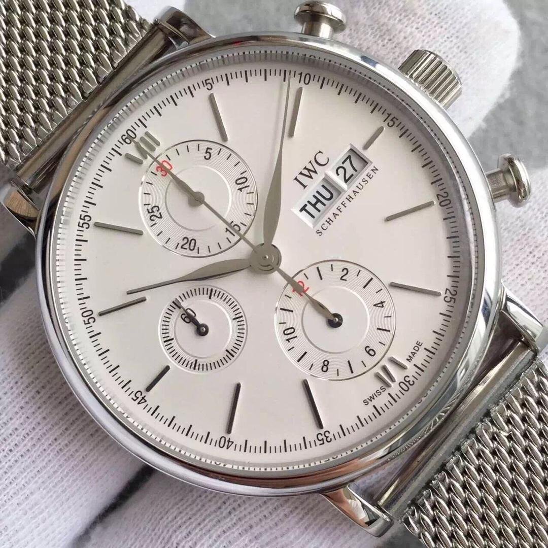 IWC Portofino Kronograf Beyaz Kadran